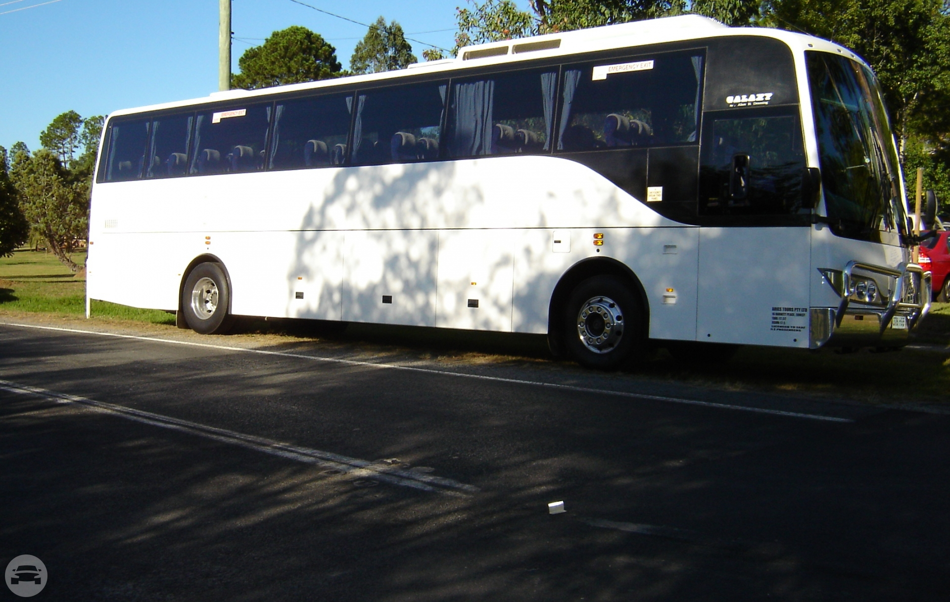 61 passenger Bus
Coach Bus /
Sunshine Coast QLD, Australia

 / Hourly AUD$ 0.00
