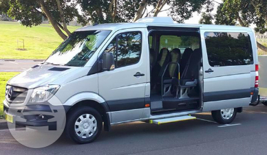 14 passenger Mercedes Benz Sprinter
Van /
Sunshine Coast QLD, Australia

 / Hourly AUD$ 0.00
