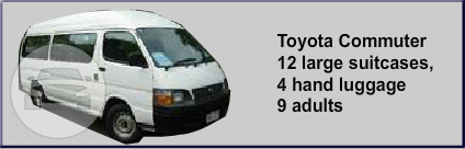 Toyota Commuter
Van /
Bonython ACT 2905, Australia

 / Hourly AUD$ 0.00
